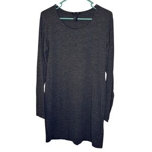 3/$20 H&M Charcoal Gray Long Sleeve Above Knee Dress